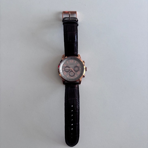 GUESS Horizon - Mens Brown Rose Gold - Picture 2 of 7